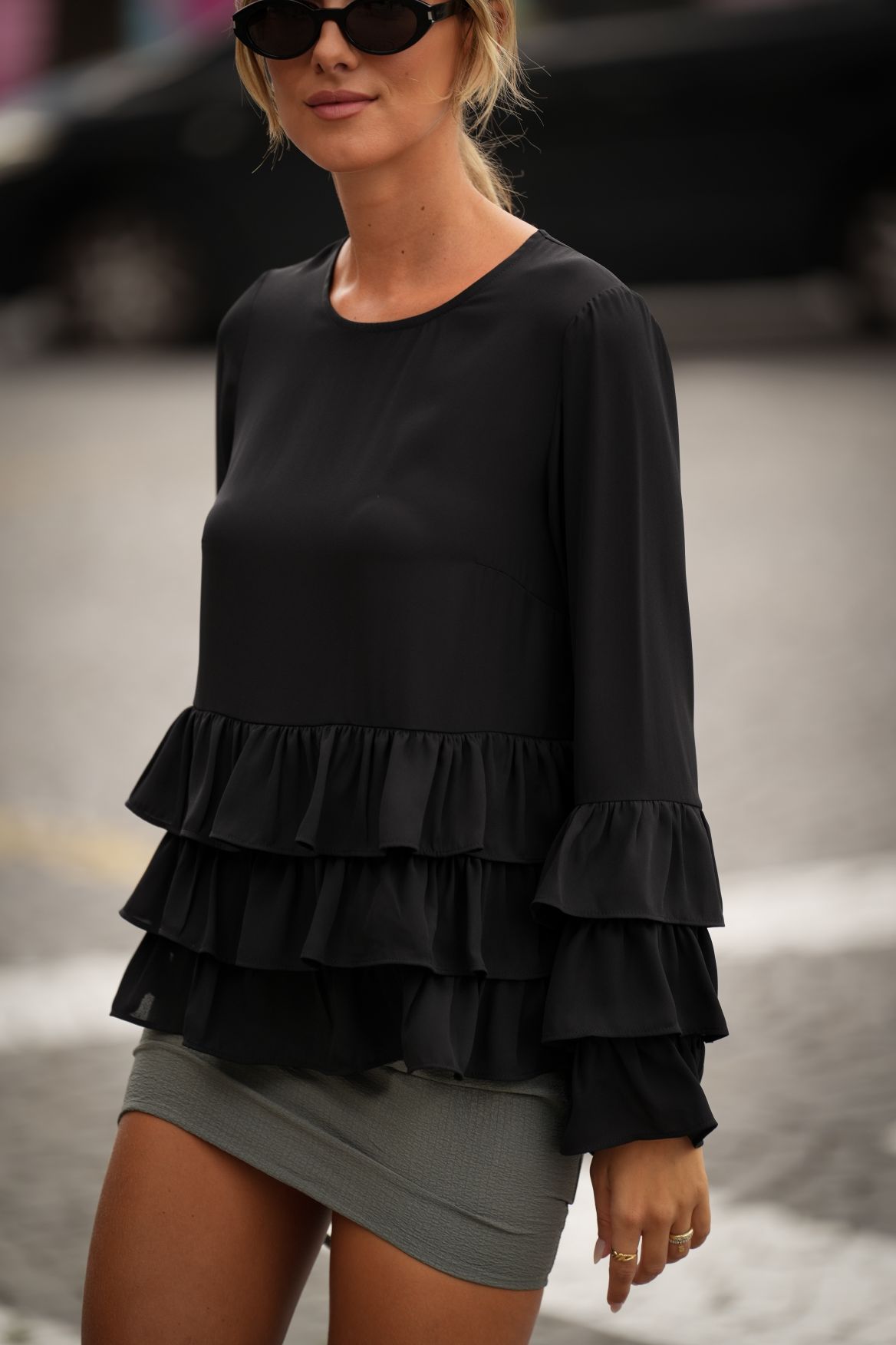 Blusa LOUISE black