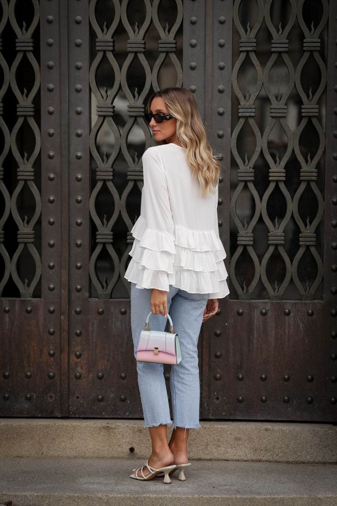 Blusa LOUISE white