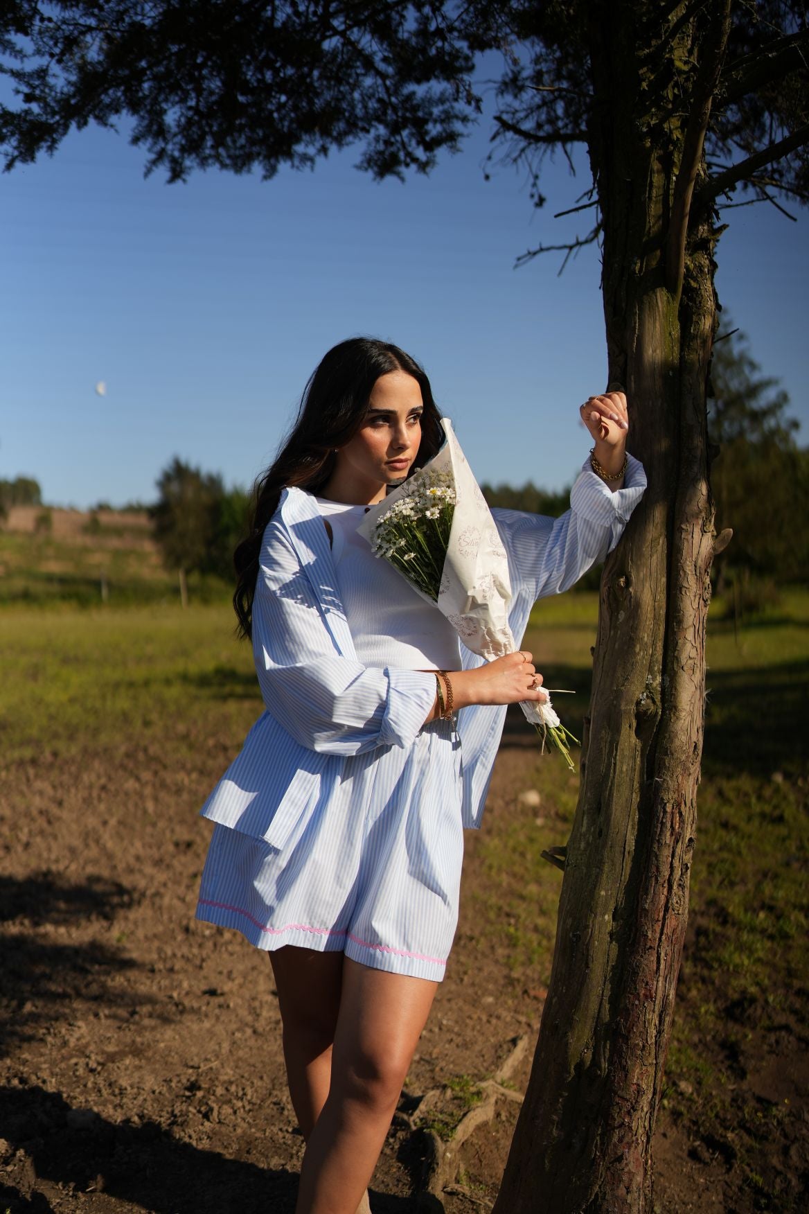 Camisa blue stripes