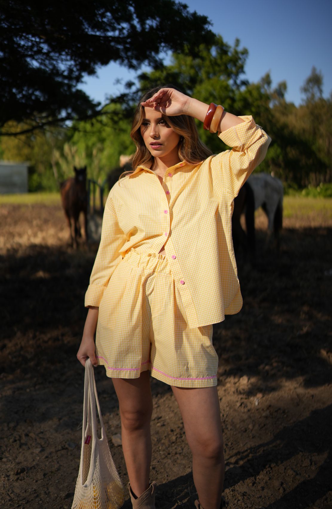 Camisa butter yellow
