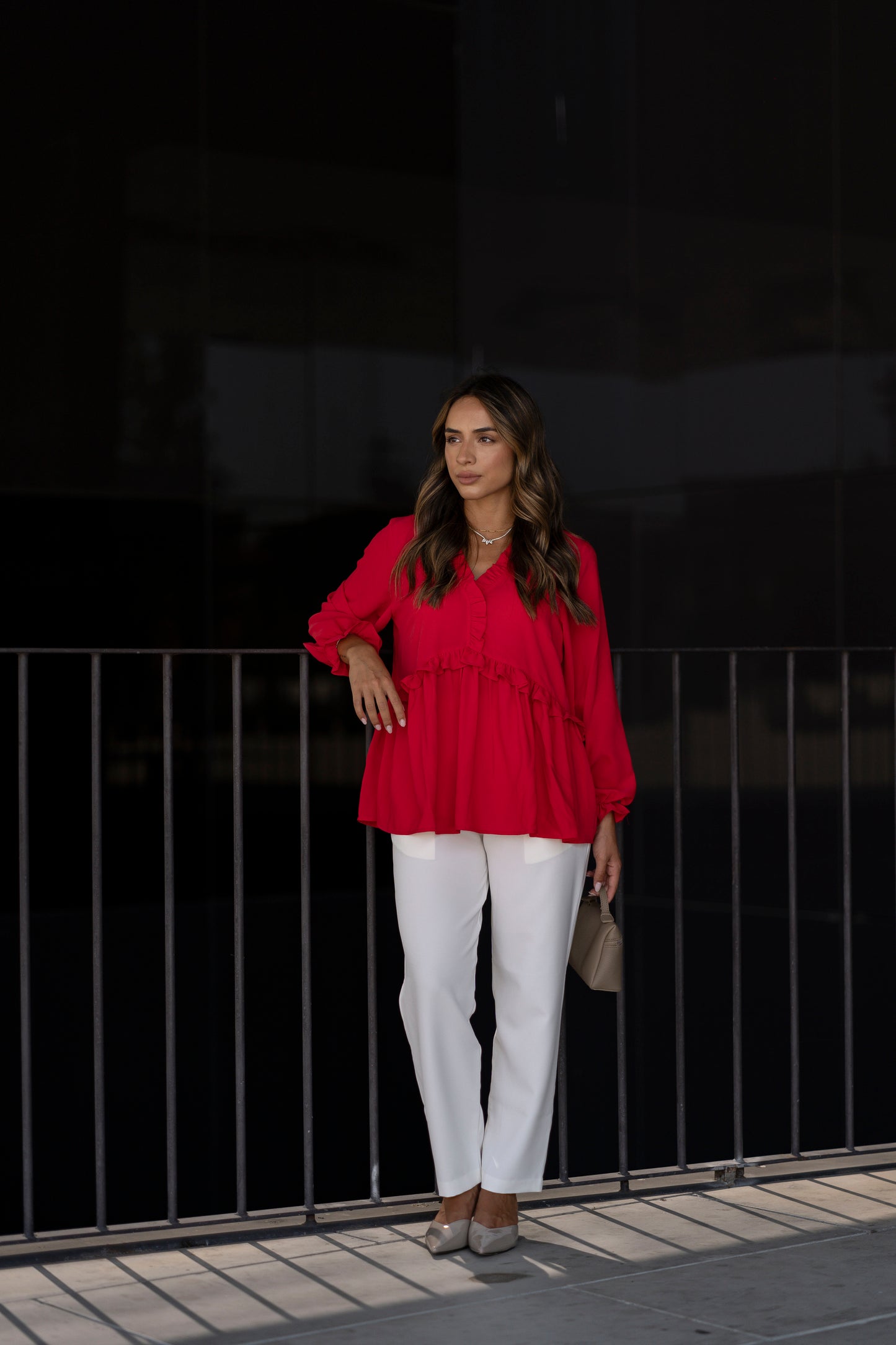 Blusa Beatriz - vermelho