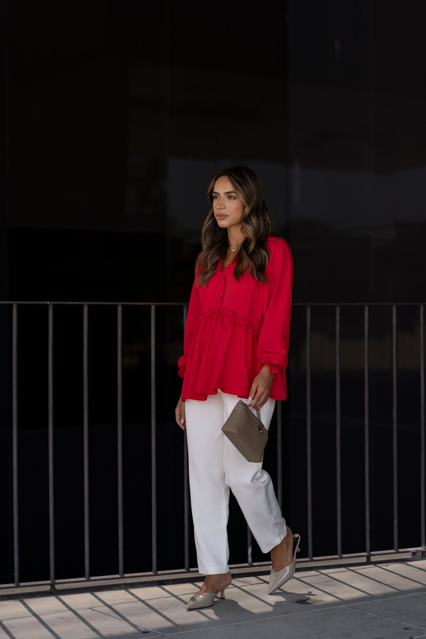Blusa Beatriz - vermelho