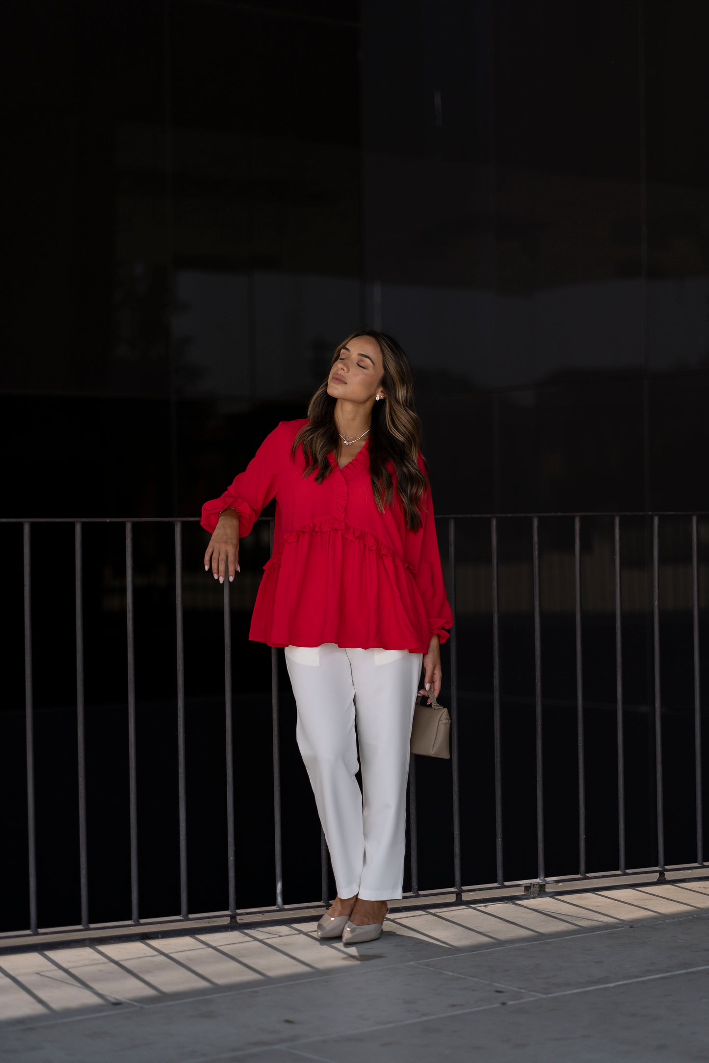 Blusa Beatriz - vermelho