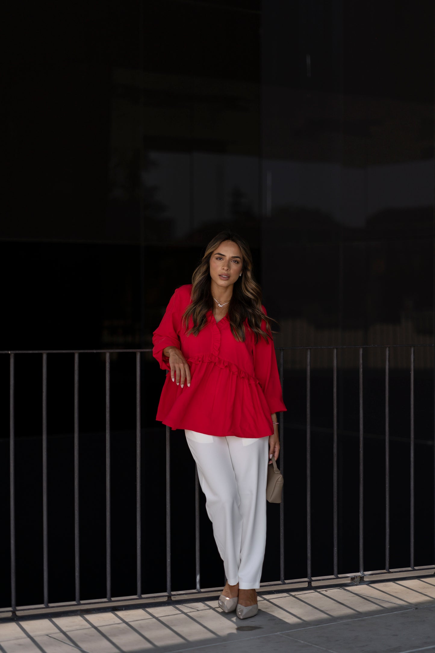 Blusa Beatriz - vermelho