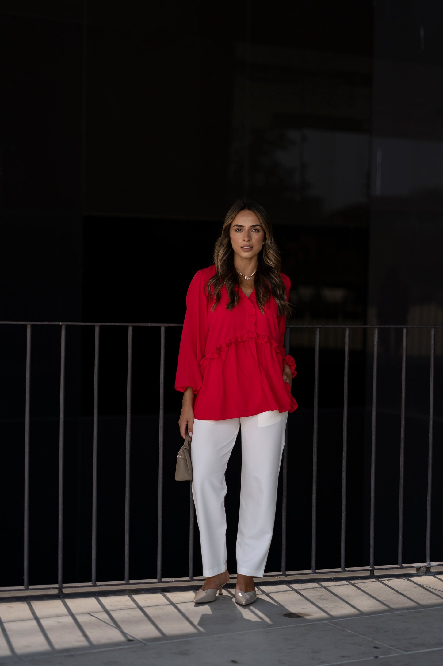 Blusa Beatriz - vermelho