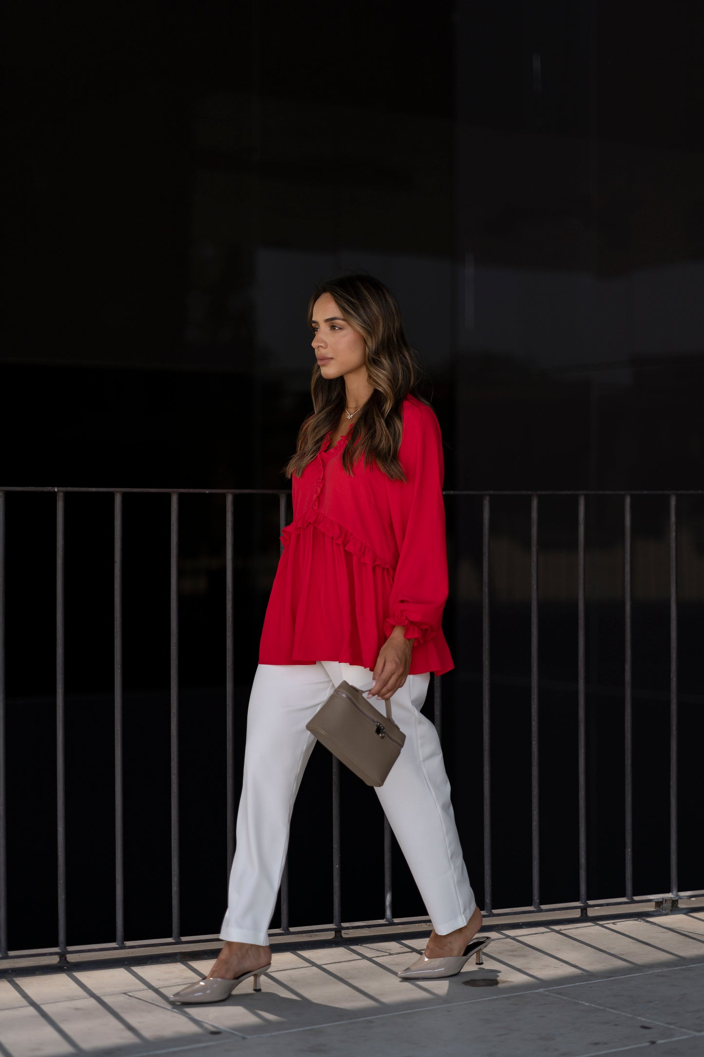 Blusa Beatriz - vermelho