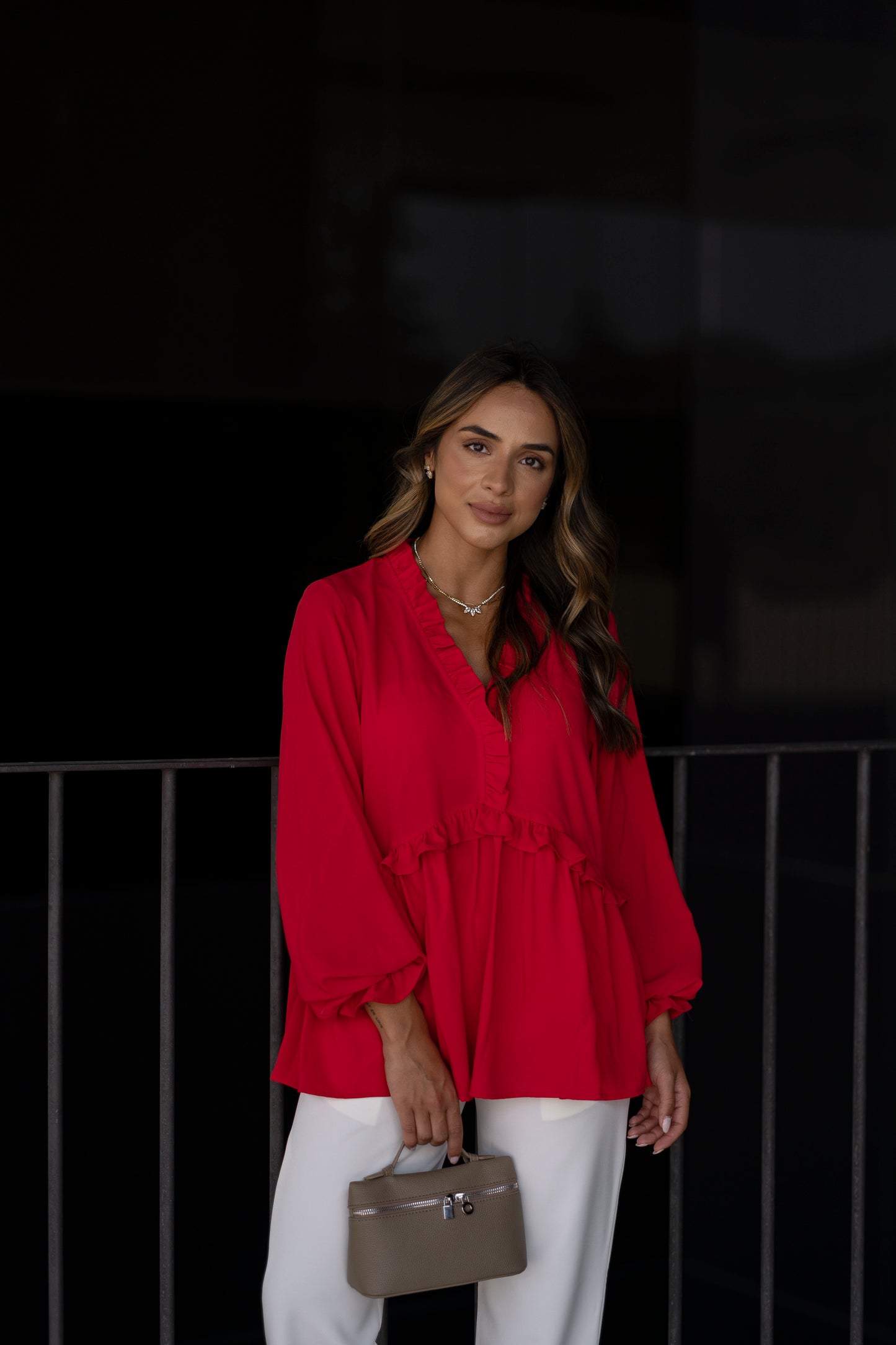 Blusa Beatriz - vermelho