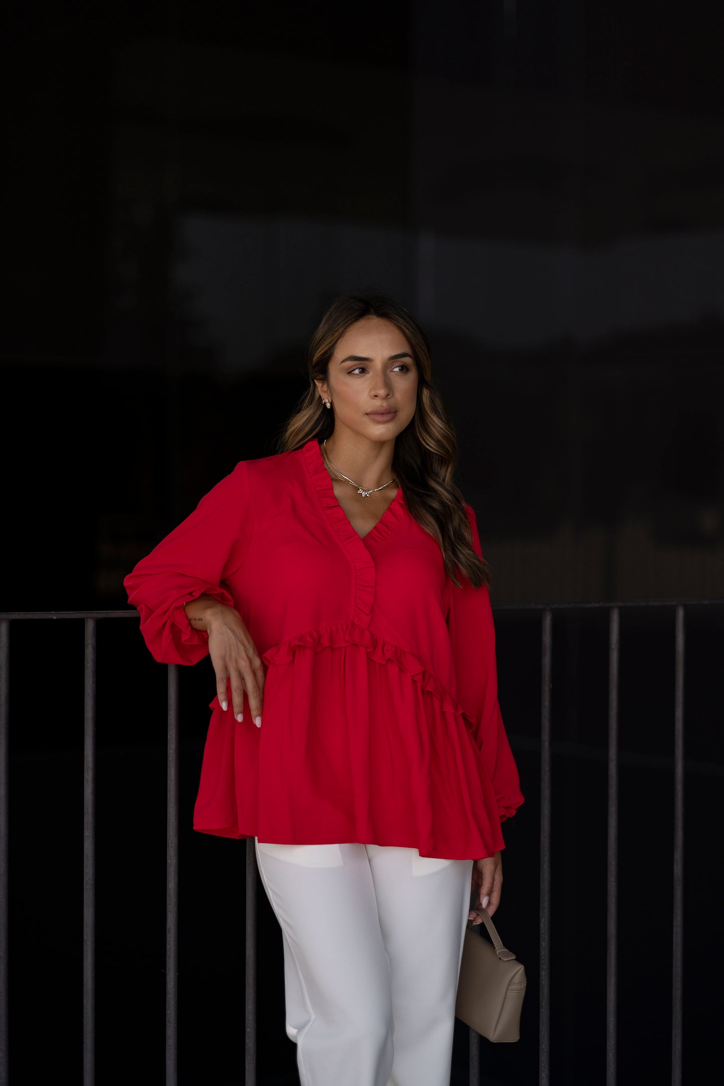 Blusa Beatriz - vermelho