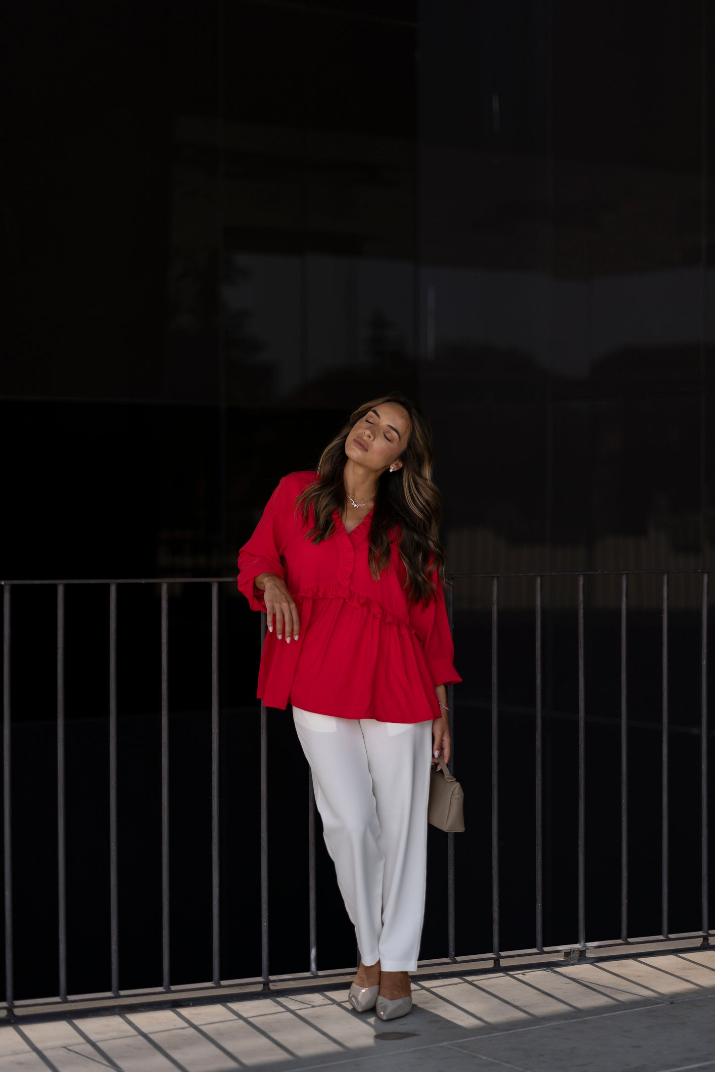 Blusa Beatriz - vermelho