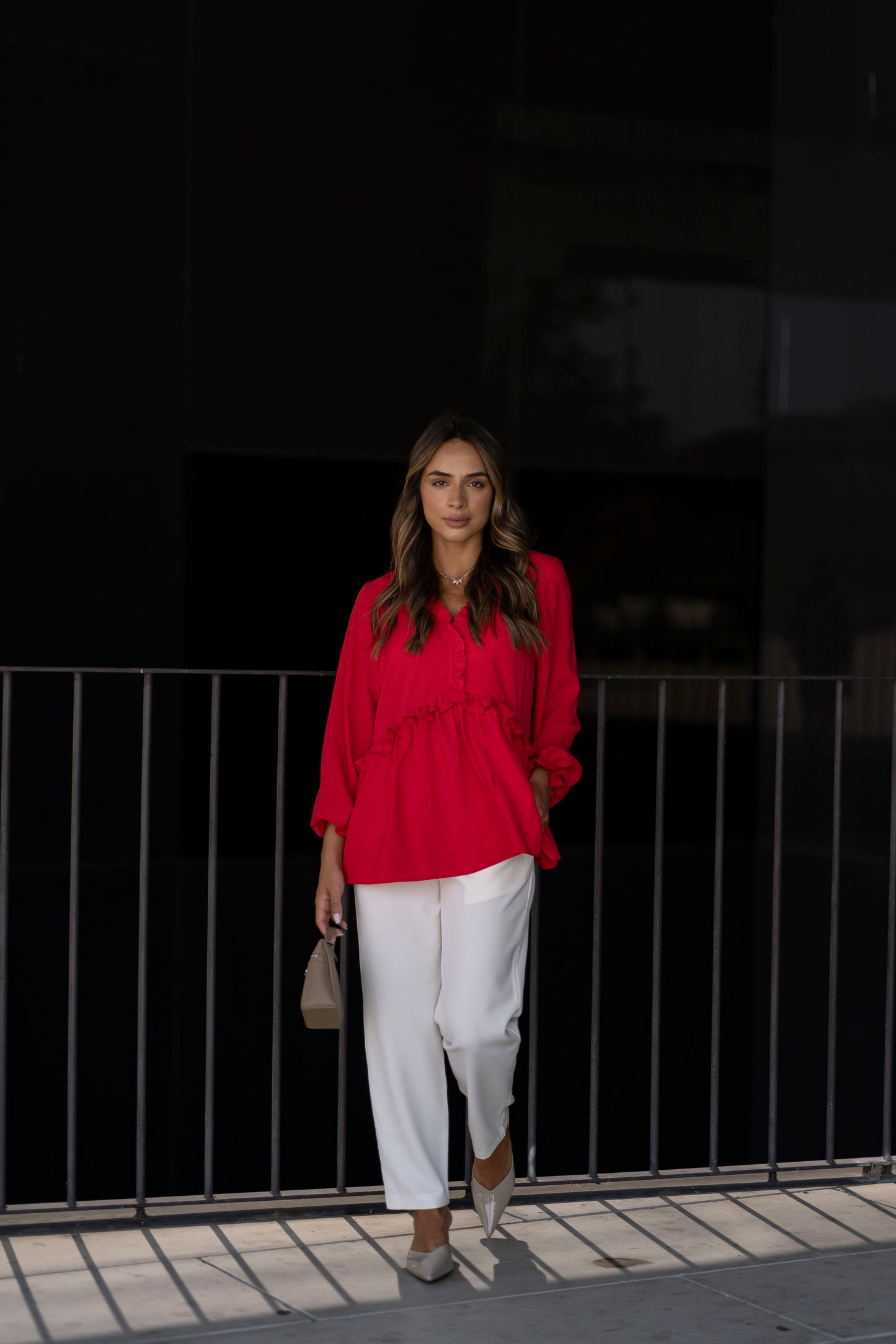 Blusa Beatriz - vermelho
