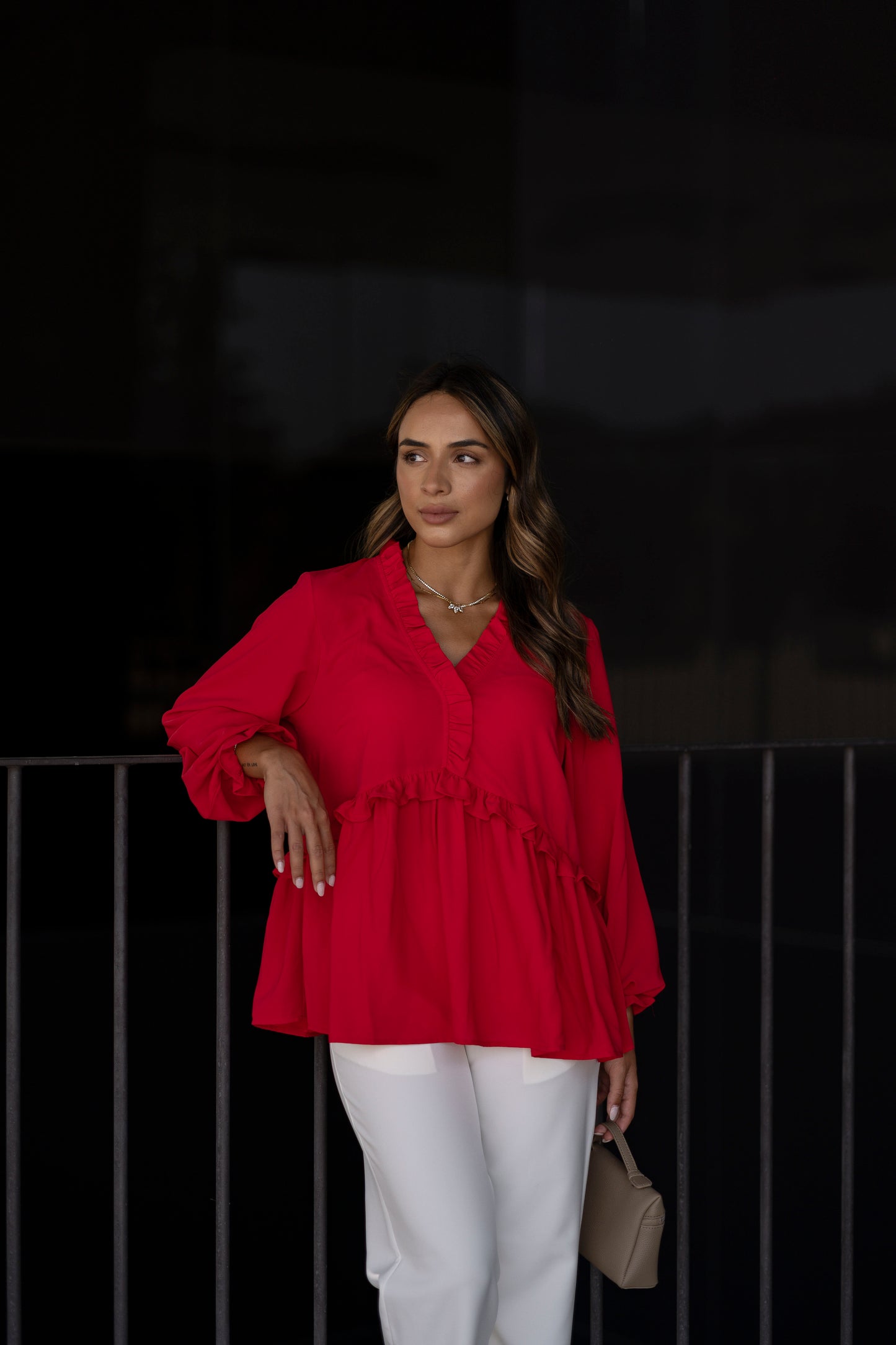 Blusa Beatriz - vermelho