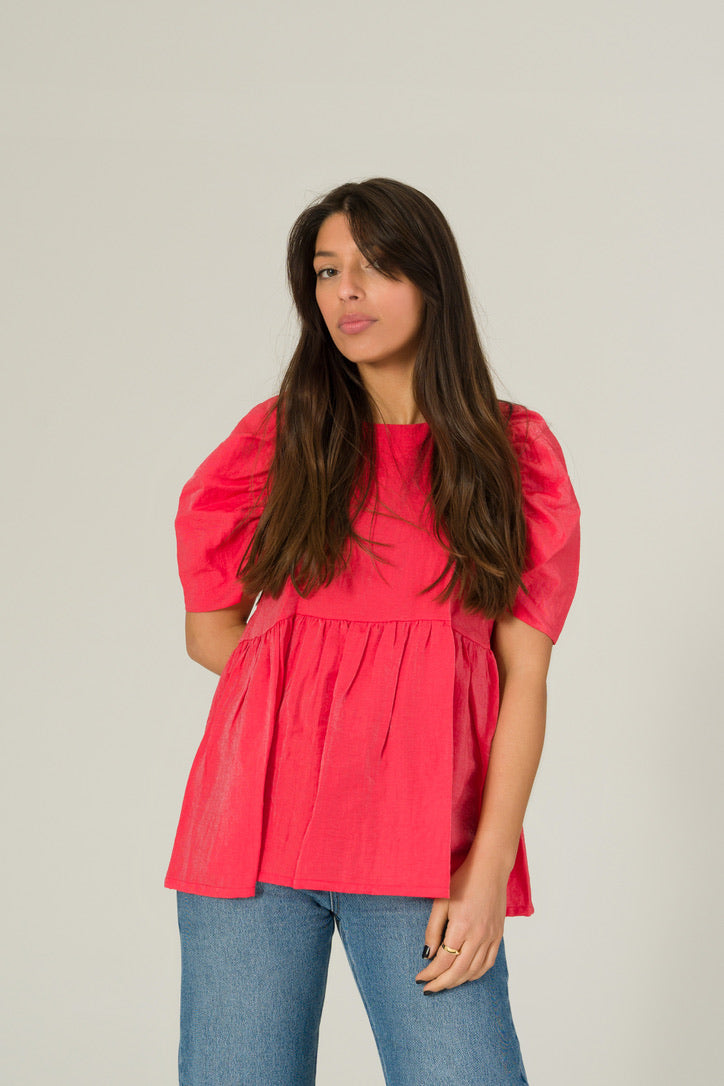 Blusa MARIA Cherry red