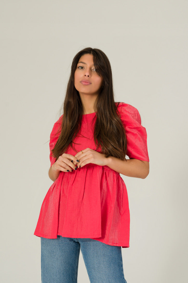Blusa MARIA Cherry red