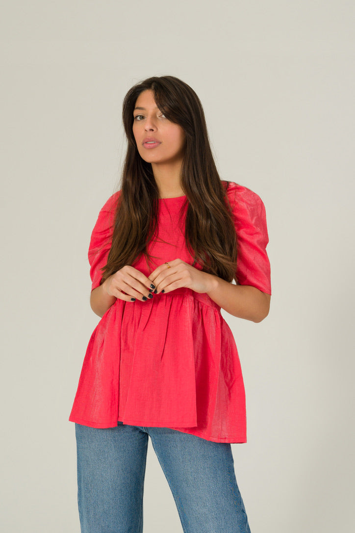Blusa MARIA Cherry red