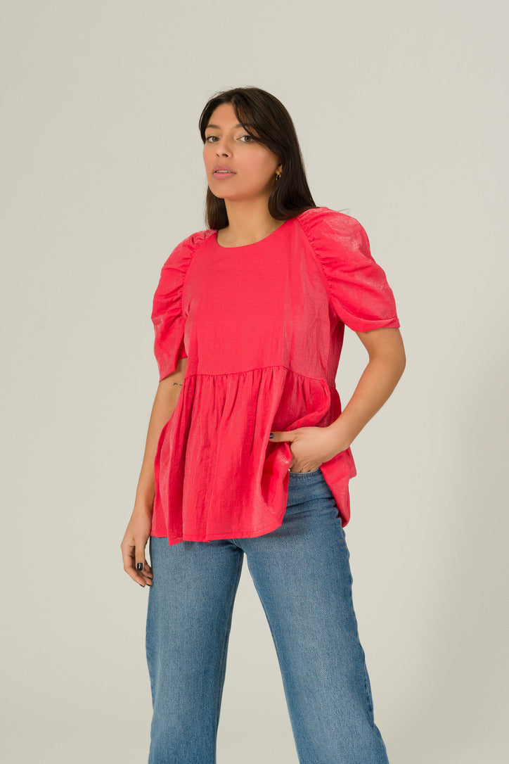 Blusa MARIA Cherry red