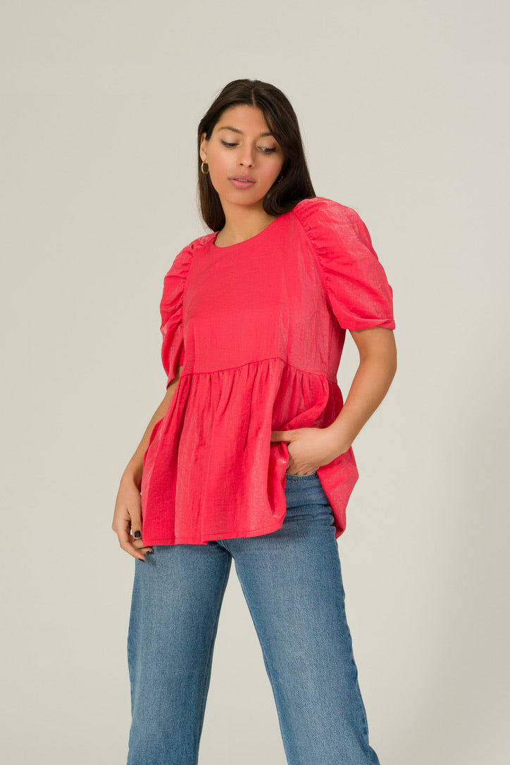 Blusa MARIA Cherry red
