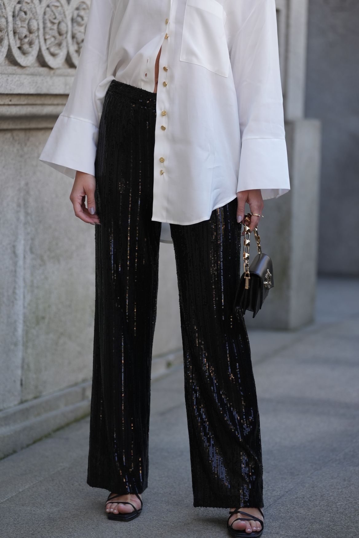 Calça de lantejoulas Blair
