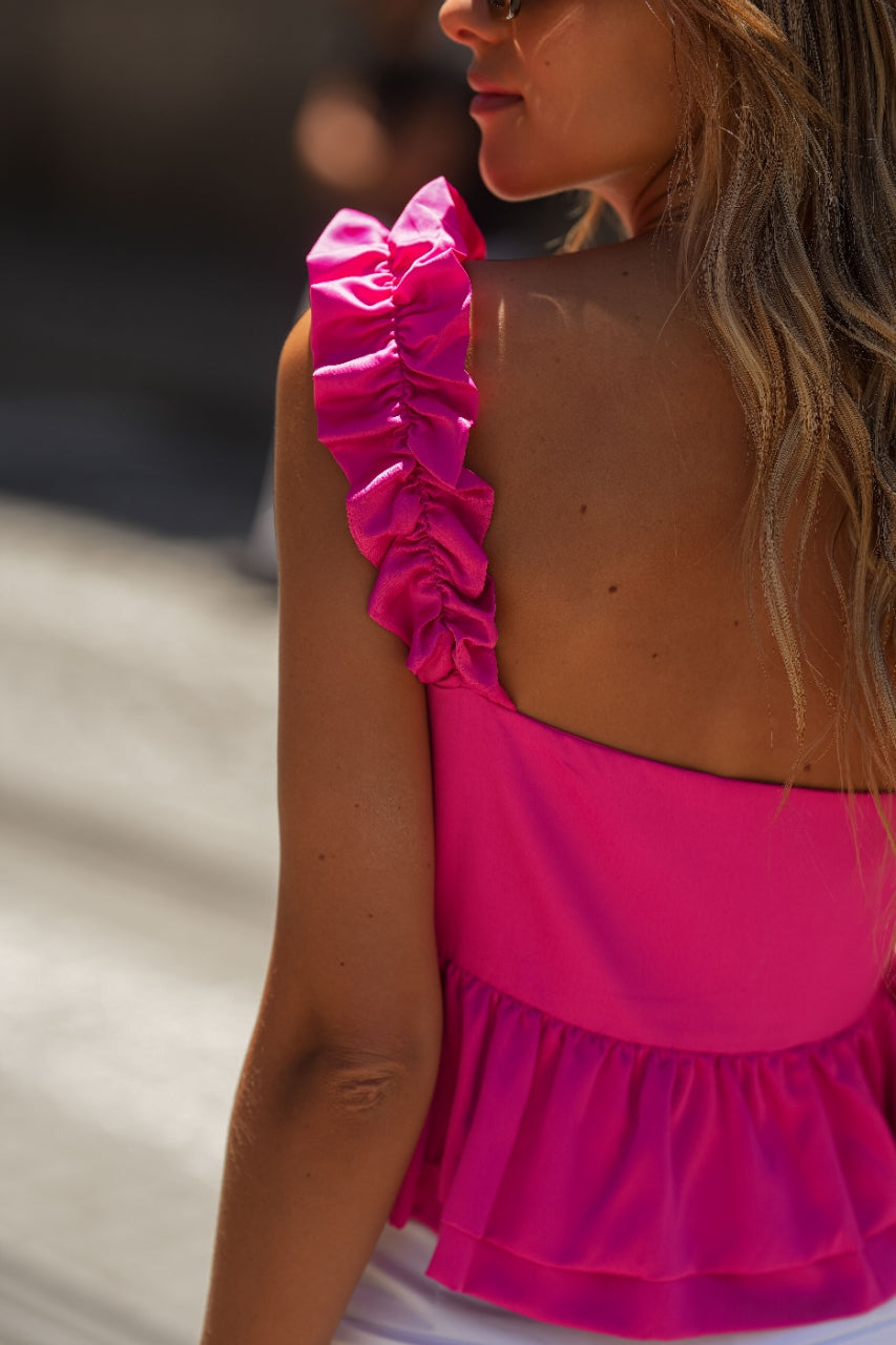 Ivy top | fuschia