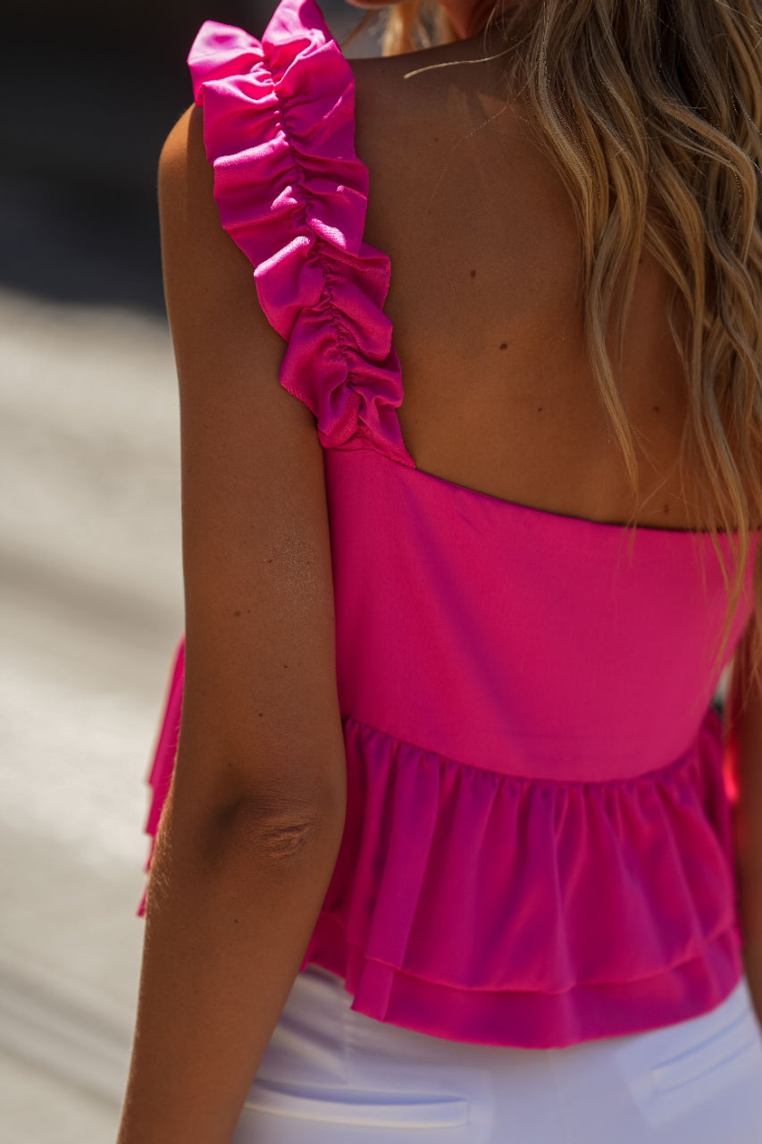 Ivy top | fuschia
