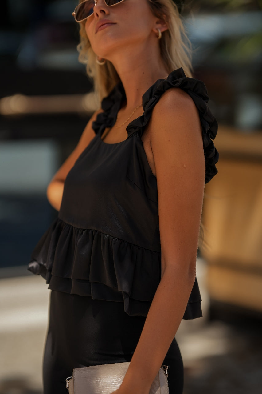 Ivy top | black