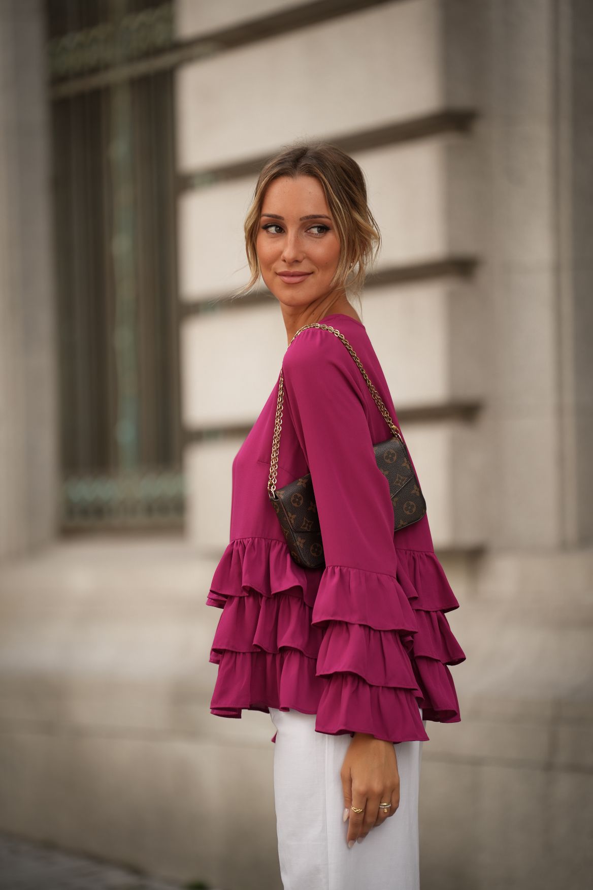 Blusa LOUISE cherry