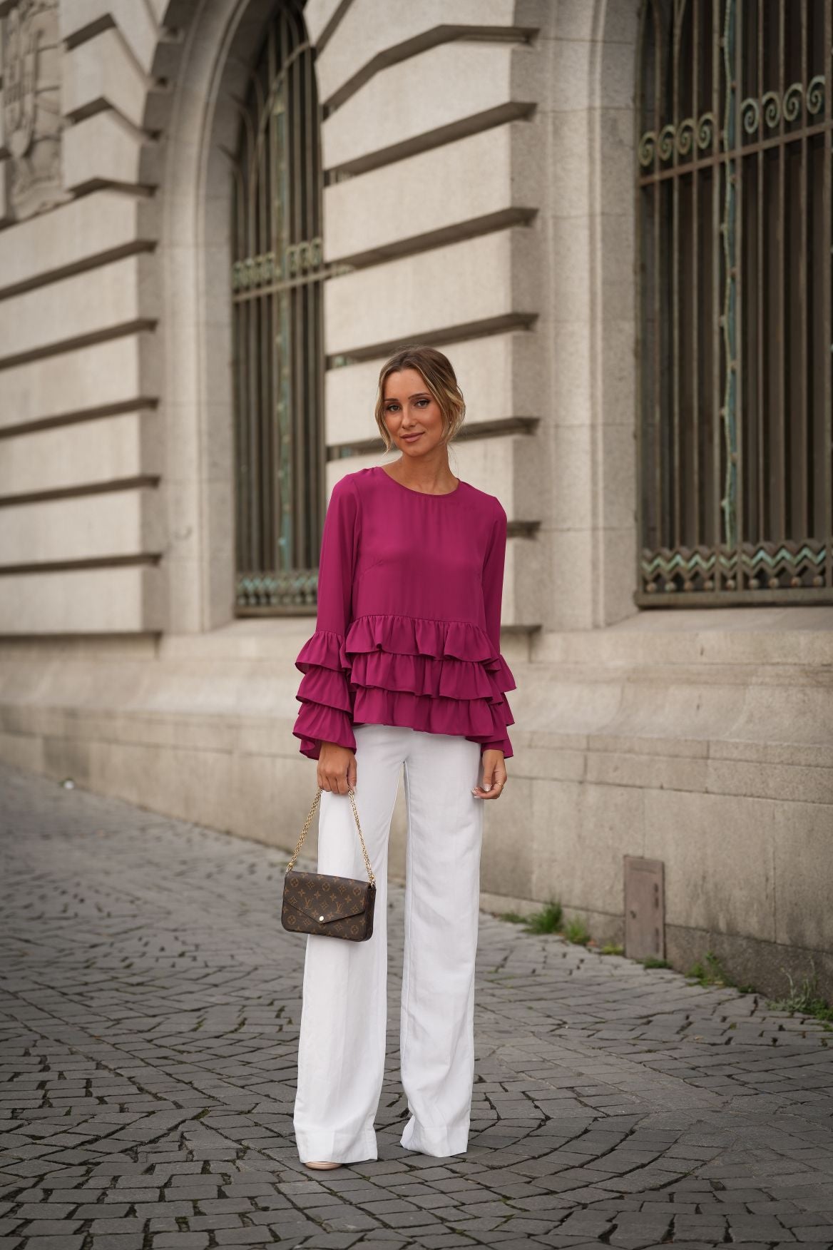 Blusa LOUISE cherry