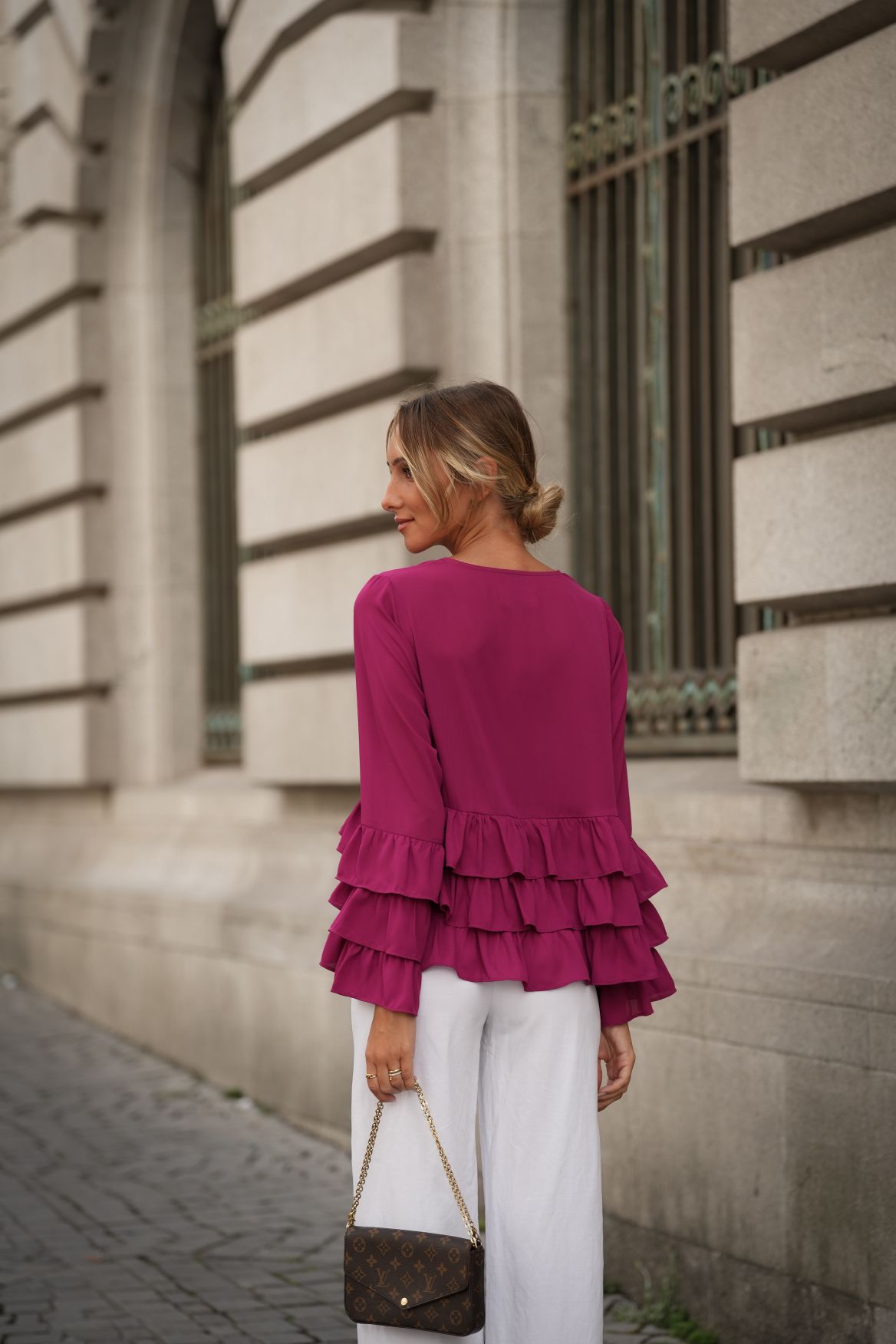Blusa LOUISE cherry