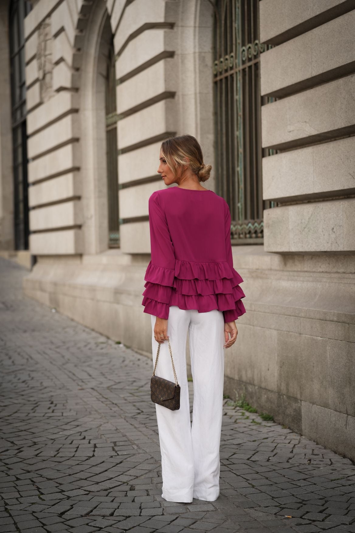 Blusa LOUISE cherry