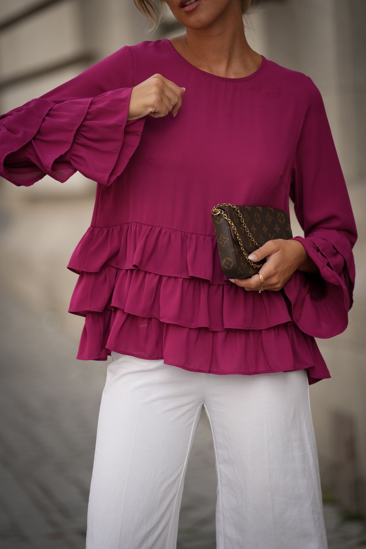 Blusa LOUISE cherry