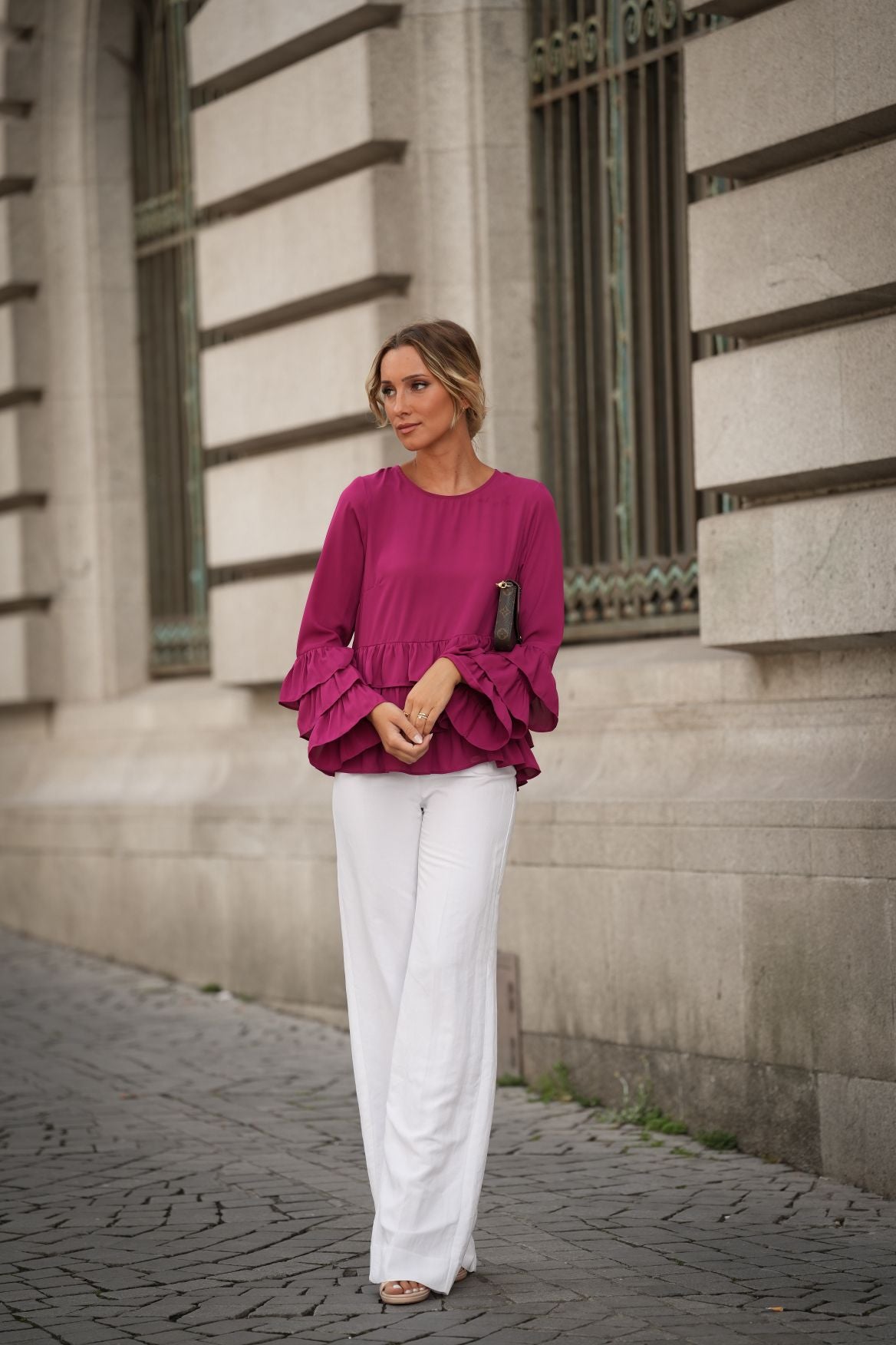 Blusa LOUISE cherry