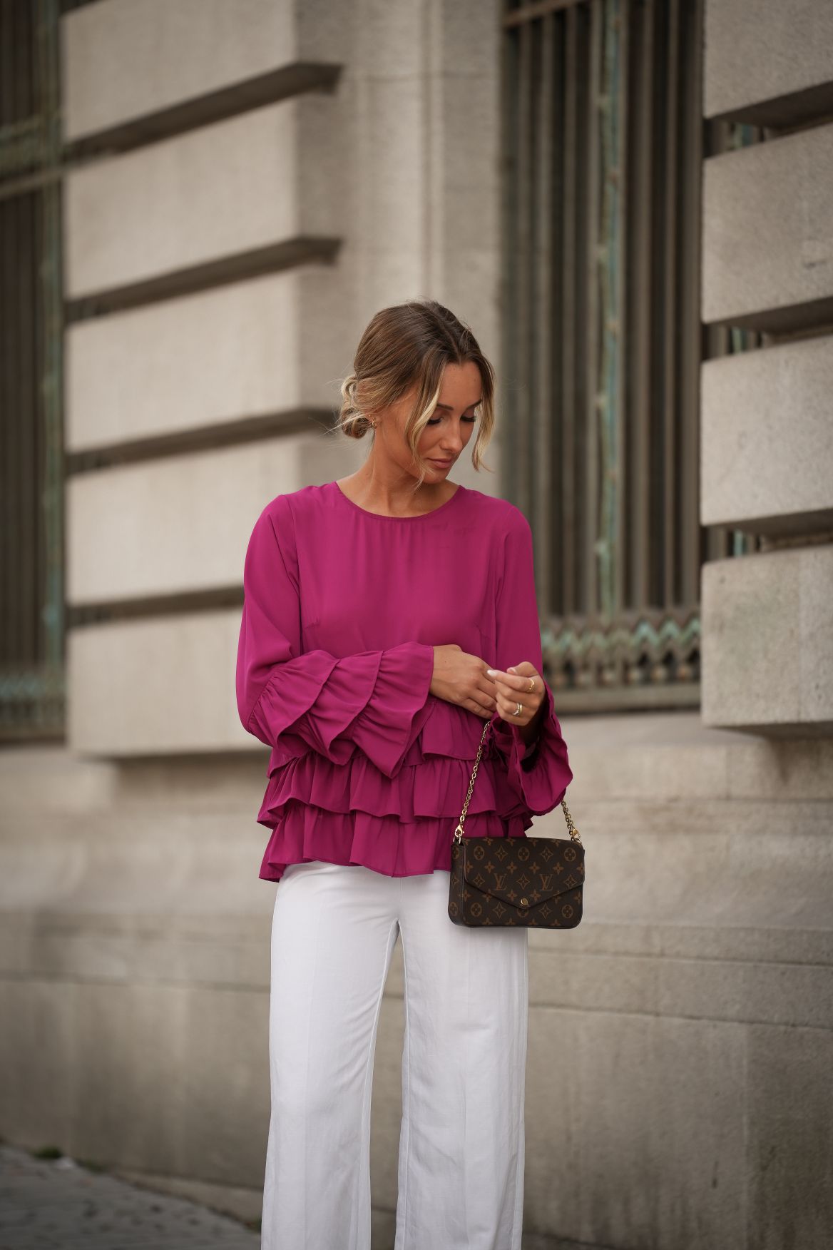 Blusa LOUISE cherry