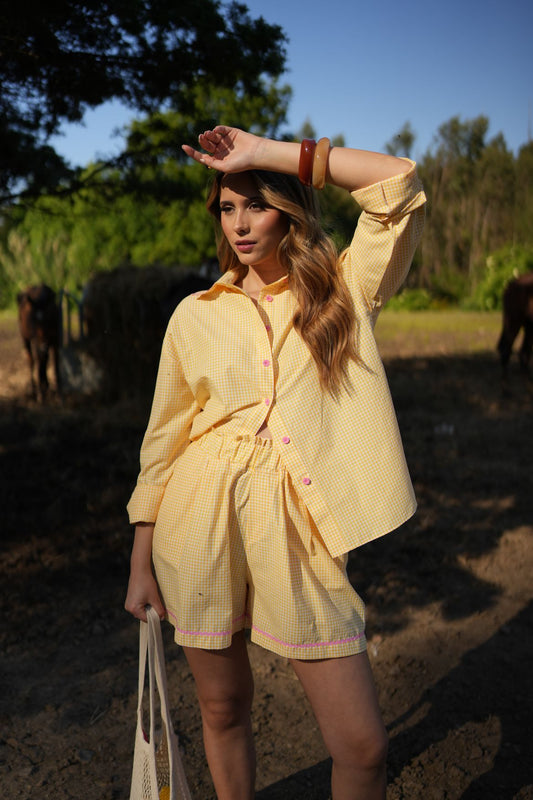 Camisa butter yellow