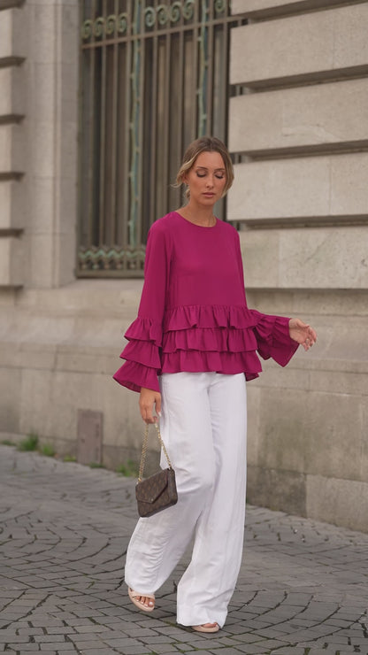Blusa LOUISE cherry