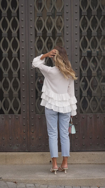 Blusa LOUISE white