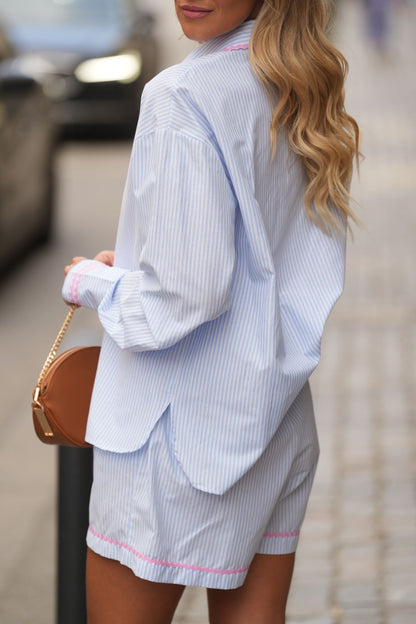 Camisa blue stripes