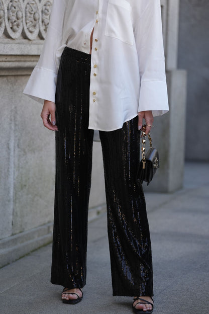 Calça de lantejoulas Blair