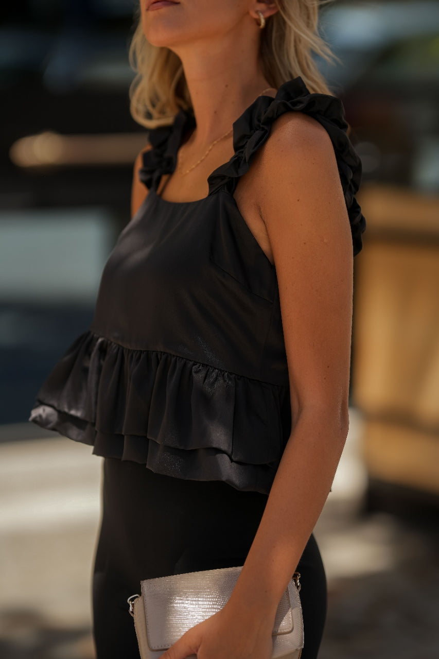 Ivy top | black